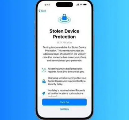 干驿镇苹果授权维修店分享被盗设备保护功能开启方法