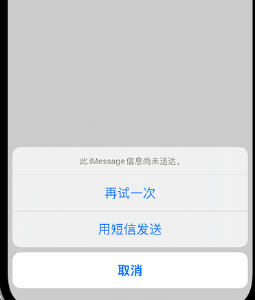 干驿镇apple维修iPhone上无法正常发送iMessage信息