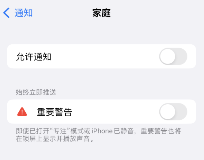 干驿镇苹果14维修分享iPhone14系列机型弹出“家庭”警告后卡死如何解决 